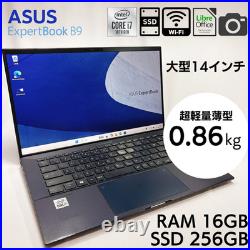 ASUS EXPERTBOOK B9 B9450FA Core i7-10510U 16 Go RAM 256 Go SSD avec pavé numé