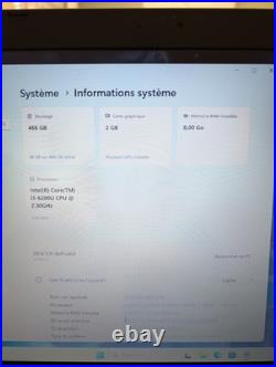 ASUS K756UV 17,3 Intel I5-6200U 8Go Ram 500go SSD Win 11 nvidia 920MX