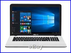 ASUS Notebook F751SA-TY015T N3700 500GB HDD 4GB 17.3 W10H weiß