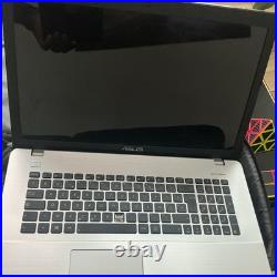 ASUS PC portable 17,3 Intel Core i7 4th Gen webcam USB HDMI VGA noir/argent