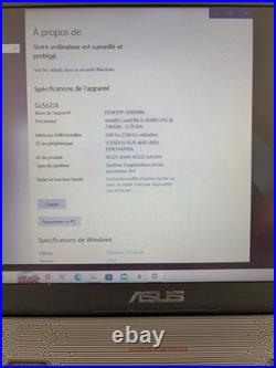 ASUS ROG GL552JX 15,6 i5-4200H 8 Go Win 10 Famille Noir HDMI