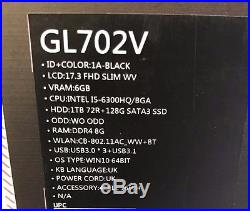 ASUS Strix GL702VM-GC003T 17.3 inch FHD Gaming Laptop Intel i5-6300HQ 8 GB