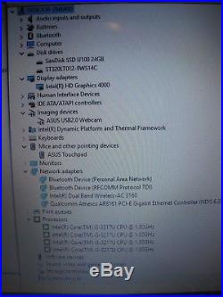 ASUS VivoBook S400CA 14 Touch, Core i3, HDD 344GB, RAM 4 GB, Windows 10 64