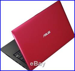 ASUS X200MA-KX374B RED 11.6 Windows 8.1 Ultrabook 2.16GHz CPU 2GB RAM 500GB