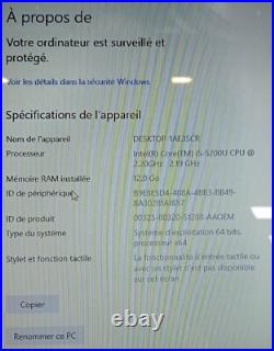 ASUS X455LJ I5-5200U 2,20GHz 12GO 1TB HDD FCN0WU05634751A