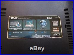 ASUS X501A DD 750 Go RAM 4 Go Windows 10 USB3 HDMI