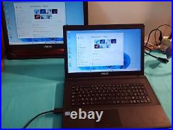 ASUS-X75A de(i3-3ém)Ram 6Go/HDD750Go/ssd-60Go avec Windows 11 &(17,3) ASUS-X75A de(i3-3ém)Ram 6Go/HDD750Go/ssd-60Go avec Windows 11 &(17,3)