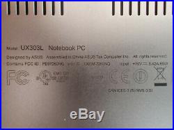 ASUS Zenbook UX303LN 13.3 tactile Intel I5 500 Go SSD Très bon état