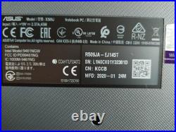 ASUS ordinateur prtable VivoBook X509JA-EJ016T i3-1005G1 4G 128G 15,6FHD ASUS ordinateur prtable VivoBook X509JA-EJ016T i3-1005G1 4G 128G 15,6FHD