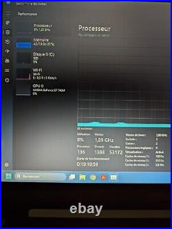 Asus 156 i3 8Go RAM 500Go SSD NVIDIA GT740M Windows 11