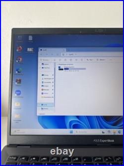 Asus ExpertBook 15 i5 8th 8Go Ram 256 Go SSD Windows 11 Office 2024