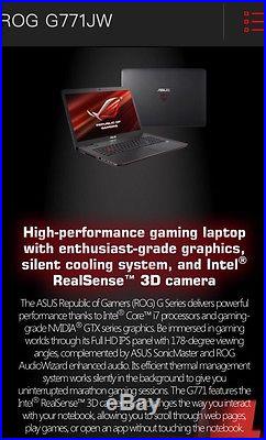 Asus G771J Extreme Gaming Laptop I7 Nvidia GeForce 960m 4gb 1.5Tb Ssd 16GB Ram