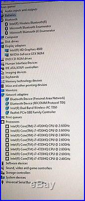 Asus G771J ROG Extreme Gamers Laptop I7 Nvidia GeForce 960m 4gb 1.5Tb Ssd 16GB