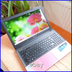 Asus K55 Pink Lady 15 pouces l 8 Go RAM NEUF l Windows 11 PRO 750 l TURBO i5