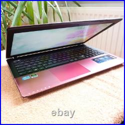 Asus K55 Pink Lady 15 pouces l 8 Go RAM NEUF l Windows 11 PRO 750 l TURBO i5