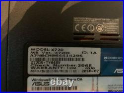 Asus Notebook X72D-TY048V