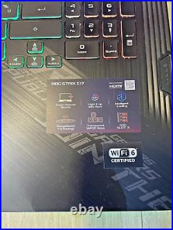 Asus PC ROG STRIX-G17-G712LV-H7061T Noir 17'' Intel Core i7-10750H, GTX2060