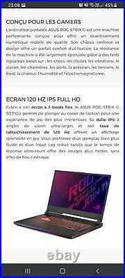 Asus ROG Strix G531GU Intel I7 20go Ram ddr4 1to SSD Gtx 1660ti 6go Wifi6 bt5
