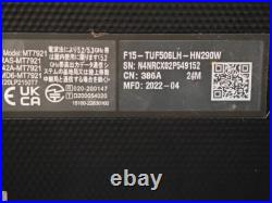 Asus TUF F15/15.6/Core i5/SSD500Go/Ram 8Go/GTX 1650/144htz/Garanti 1an Asus TUF F15/15.6/Core i5/SSD500Go/Ram 8Go/GTX 1650/144htz/Garanti 1an