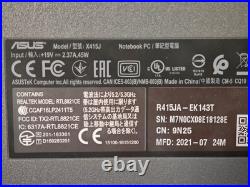 Asus Vivobook X415J 14/Core I3/SSD 512go/8go Ram/Intel UHD/W11/Garanti 2ans