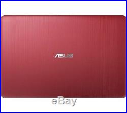 Asus X541S 15.6 Quad Core Pentium N3710,4 GO, 1TB HDD, DVDRW, Win 10 Rouge