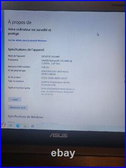 Asus X54HR Intel Pentium B960 2.2Ghz 4Go SSD 240Go Windows 10 15.6