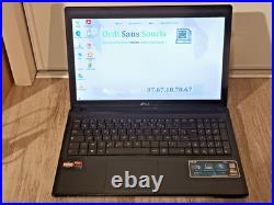 Asus X55U écran 15,6 AMD E2 1,7GHz 4Go DDR3 SSD 250Go Wifi Windows 10 Asus X55U écran 15,6 AMD E2 1,7GHz 4Go DDR3 SSD 250Go Wifi Windows 10