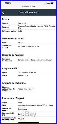 Asus Zenbook 14-i7-16Go-512ssd-Gtx1050/4goMaxQ