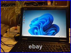 Asus pro72SL reformaté, Windows 11, Ram 4G DDR2, SSD 186 G intel, Nvidia 9300M