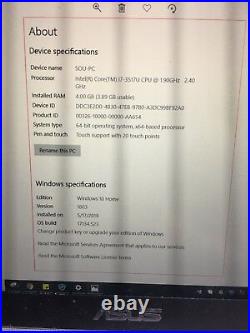 Asus ux31a Notebook PC i7, argent, 13.3 in (environ 33.78 cm) écran d'occasion-bon état