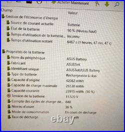 Asus vivobook / 15,6/ core i5 7th / Ram 8 go /ssd 128 + 1To / w 10