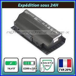 Batterie pour ordinateur portable Asus G75VW Serie 14.4V 5200MAH Batterie pour ordinateur portable Asus G75VW Serie 14.4V 5200MAH