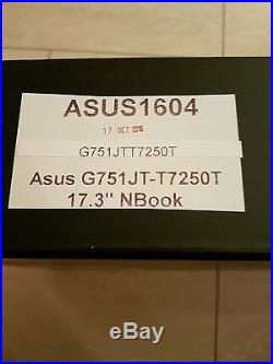 GAMING LAPTOP ASUS G751 SSD 128GB 16GB Ram 3GB VRAM BLURAY WINDOWS 10 BRAND NEW