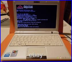 Lot de 2 ASUS Eee PC 900 Noir & Blanc Fonctionnels Chargeurs + Pochett