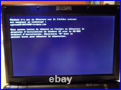 Lot de 2 ASUS Eee PC 900 Noir & Blanc Fonctionnels Chargeurs + Pochett