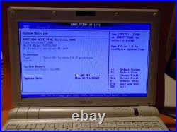 Lot de 2 ASUS Eee PC 900 Noir & Blanc Fonctionnels Chargeurs + Pochett