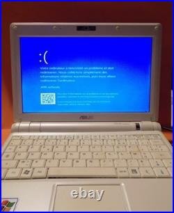 Lot de 2 ASUS Eee PC 900 Noir & Blanc Fonctionnels Chargeurs + Pochett