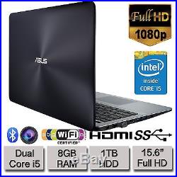 New ASUS X555LA 15.6 Full HD 1080p Intel Core i5 Laptop 8GB RAM 1TB HDD Win 10