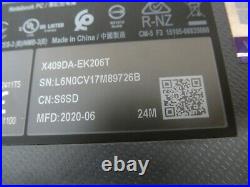 Ordinateur portable Asus model x409da-ek206t (hors service)