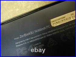 Ordinateur portable Asus zenbook 3u-gs123t (hors service)