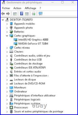 PC ASUS TBE X75VC 17.3 Core i5, W11, 8Go, SSD neuf & batterie neuve