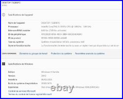 PC ASUS TBE X75VC 17.3 Core i5, W11, 8Go, SSD neuf & batterie neuve