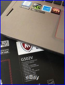 PC Asus ROG GL502VS-GZ469T 15.6 i7 GTX 1070 NEUF (Facture janvier 2018)