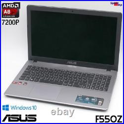 PC Portable ASUS F550ZE F550Z AMD A8-7200P AMD Radeon R5 Dvdrw 8GB 120GB SSD