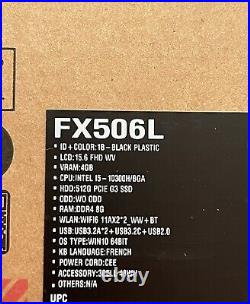 PC Portable Gamer ASUS TUF GAMING FX505GT-HN004T 15,6 FHD GTX 1650 Neuf