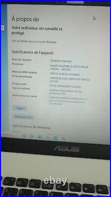PC portable Asus Intel core i3 Windows 10 Ram 4Go