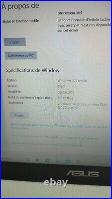 PC portable Asus Intel core i3 Windows 10 Ram 4Go