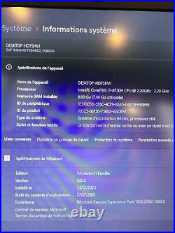 PC portable Asus TUF Gaming FX504GD fx504 series Gamer Core i7 1tb SSD 1tb H 8Gb