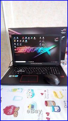 PC portable gamer asus I7 7700 16Go 1To HDD 256 SSD GL753v