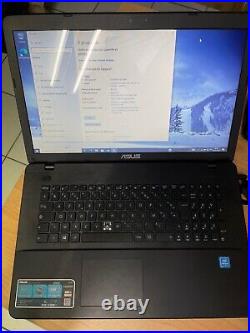 Pc Asus 17.3' Intel N3700 1.6 Ghz Mem 4go Ssd 480 Go Windows 10 Excellent État
